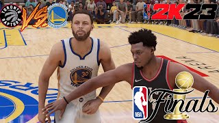 NBA2K23 NBA Finals 1819 Raptors Vs 1617 Warriors Game 3 PS5 GamePlay [upl. by Nnagrom721]