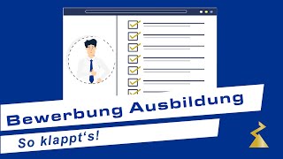 Bewerbung Ausbildung  Tipps zum Anschreiben und Lebenslauf von ZIEHLABEGG [upl. by Charteris]