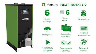 Granulinis katilas Kamen Pellet Perfekt Bio [upl. by Llehsor83]