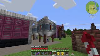 Minecraft FTB Ultimate Anniversary Edition Ep7 Pink slime production [upl. by Ayam]