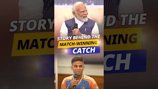 Hardik Pandya reveals story behind Suryas match winning catch to PM Modi  shorts [upl. by Farver]