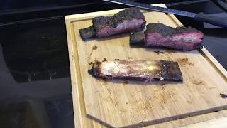 Beef Plate Ribs On The GMG Davy Crockett [upl. by Herring135]