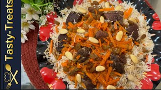 THE Flavourful Afghani Pulao with Raisins  kabuli Pulao Recipe  by TastyTreats afghani pulao [upl. by Baum]