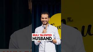 MultiTalented Husband Roasted By Vikas Kush Sharma  Crowd Work  Standup Comedy standupcomedy [upl. by Ennayram]