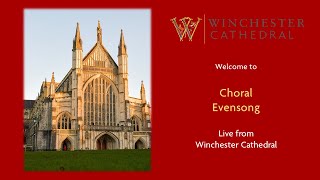 112624 Choral Evensong live from Winchester Cathedral 🇺🇦 [upl. by Astiram]