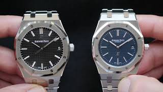 AP Royal Oak 41mm vs 39mm 15500 vs 15202  Everything that no one told you before  Hafiz J Mehmood [upl. by Stormie658]