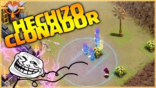 PROBANDO EL NUEVO HECHIZO  CLONADO CON DIVERSION  CLASH OF CLANS [upl. by Kiki]