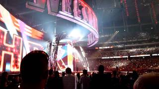 Wrestlemania 27 Shawn Michaels entrance Hall of Fame [upl. by Grubman728]