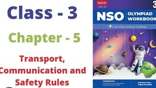 Class 3 Science Olympiad Chapter5Transport Communication amp Safety ruleslearn2024olympiadindia [upl. by Yraht]