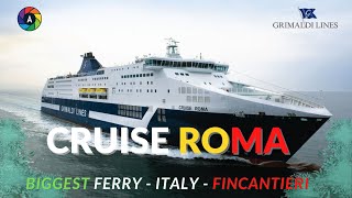 Cruise Roma Grimaldi  traghetto più grande al mondo [upl. by Ahsienauq750]