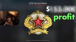 inside the black market of csgo service medals [upl. by Gunther]