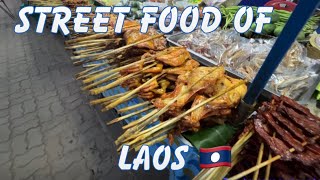 Street food of Laos 🇱🇦 telugu traveller [upl. by Araec372]