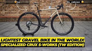 Building the LIGHTEST GRAVEL BIKE in the WORLD on CRUX SWorks This weight is INSANE [upl. by Hsekin]