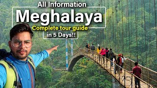 Complete Travel Guide Meghalaya 2023  Meghalaya Tourist Places  All Information anilkumarvlog [upl. by Leelah]