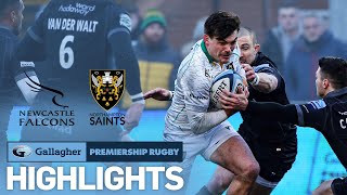 Newcastle v Northampton  HIGHLIGHTS  Furbank Impresses for Saints  Premiership 202122 [upl. by Weiner]