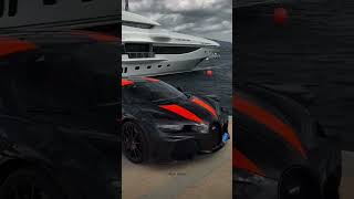 Bugatti chiron 🖤🧡 automobile bugatti luxurycar edit sportscar cartok subscribemoney [upl. by Griffy]