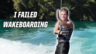 I FAILED WAKEBOARDING [upl. by Iduj984]