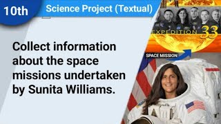 Collect information about the space missions undertaken by Sunita Williams  Solution Buddy [upl. by Eellek]