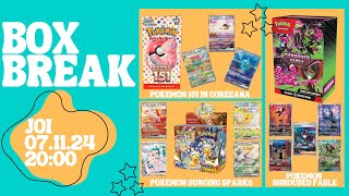 Box Break Surging SPAAAAAARKSSSS Noul set Pokemon electrizant  hai cu Pikachuuuu [upl. by Eicnan]