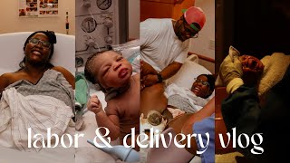 BIRTH VLOG  MY POSITIVE LABOR AND DELIVERY EXPERIENCE 2024  FIRST 24 HOURS WITH A NEWBORN [upl. by Eimoan]