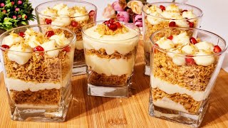 Delicious dessert Trifles from Kataifi dough [upl. by Analram]