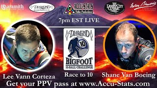 SHANE VAN BOENING VS LEE VAN CORTEZA  BIGFOOT 10 BALL DCC 2024 [upl. by Sherrard139]