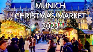 Christmas Market Munich Marienplatz 2023 The Most Wonderful Time Of The Year 🎄 [upl. by Aeriela]