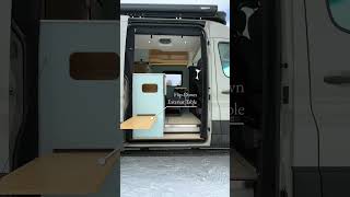 30 Second Sprinter Van Conversion Tour [upl. by Marilou]