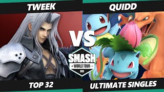 SWT NA Northeast Online Top 32  Tweek Diddy Sephiroth Wolf Vs Quidd PT PacMan SSBU Ultimate [upl. by Aneeres409]