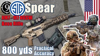 SIG Spear US Armys XM7  M7 base rifle to 800yds Practical Accuracy [upl. by Winona]