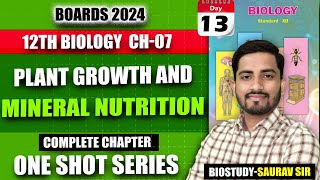 Class 12th Ch7 Enhancement In Food Production One Shot Video for 2024 Exam  biostudySaurav sir [upl. by Aymahs]