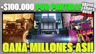 ESTO ESTA AL X3 DE DINERO Y ESTA ROTISIMO BONIFICACIONES SEMANALES DE GTA 5 ONLINE 500K POR HORA [upl. by Sterne]