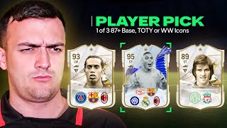 ICON Player Pick Decides My Past amp Present Team [upl. by Fenn]