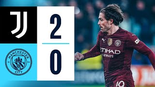 HIGHLIGHTS  JUVENTUS 20 MAN CITY  Vlahovic amp McKennie Goals  UEFA Champions League [upl. by Flem950]