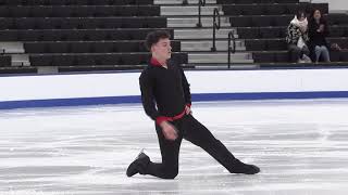 Gavin Thomson  Novice Men Free Skate  2025 Eastern Sectional Singles Final [upl. by Jeconiah]