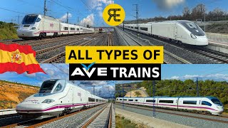 Evolution of Spanish AVE Trains Explained [upl. by Ylrevaw]