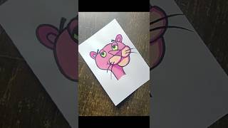 🎀 How to draw Pink Panther  🔥🔥 Pink Panther Easy Drawing and Sketch Idea pinkpanther drawing [upl. by Ludba84]