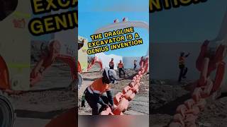 The dragline excavator is a genius invention invention knowledge [upl. by Dabney]