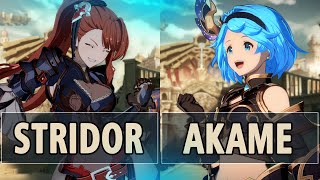 GBVSR🔥STridor Beatrix Vs Akame Djeeta🔥 High Level Gameplay [upl. by Tcideneb594]