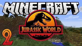 Minecraft Jurassic World  Ep 2  quotMetallurgic Infusers Ore Berry Bushquot Rexxit Modpack [upl. by Anahahs]