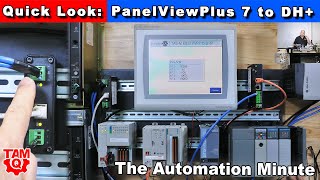 Quick Look PanelView Plus 7 to Data Highway Plus [upl. by Caria]