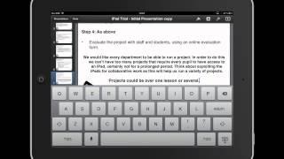 iPad Keyboard  Tutorial [upl. by Erodaeht763]