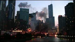 Transformers 3 Filming over Chicago River [upl. by Cull]