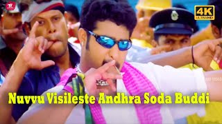 Nuvvu Visileste Andhra Soda Buddi Full Video Song  Jr Ntr Bhumika  Ankitha  TeluguVideoZ [upl. by Rehtul49]