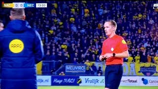 NAC Breda vs NEC Nijmegen 10 Match Suspended due to referee Goals Highlights [upl. by Bessie890]