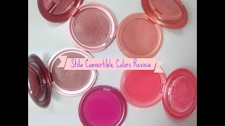 Rave Review Stila Convertible Color  Swatches [upl. by Neyu]