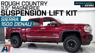 20142018 Sierra Rough Country 35quot MagneRide Suspension Lift Kit Denali Review [upl. by Lemmie]