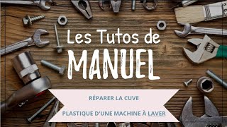 Remplacer les roulements et joint sur une cuve plastique de machine à laver [upl. by Mij]