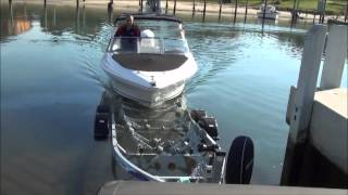 Signature Boat Launch amp Retrieve on Supa rolla Trailer [upl. by Arihppas]