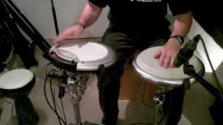 Korg WaveDrum with LP Compact Conga [upl. by Enel]